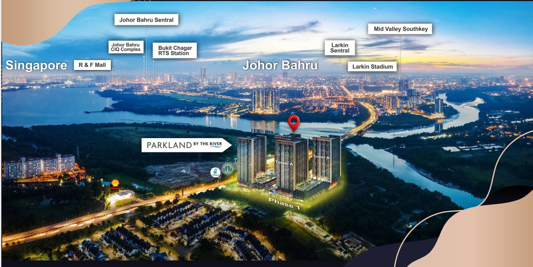Parkland by the River regional location view